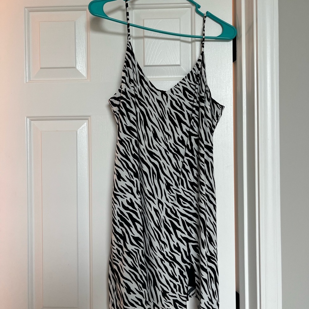 Zebra mini dress